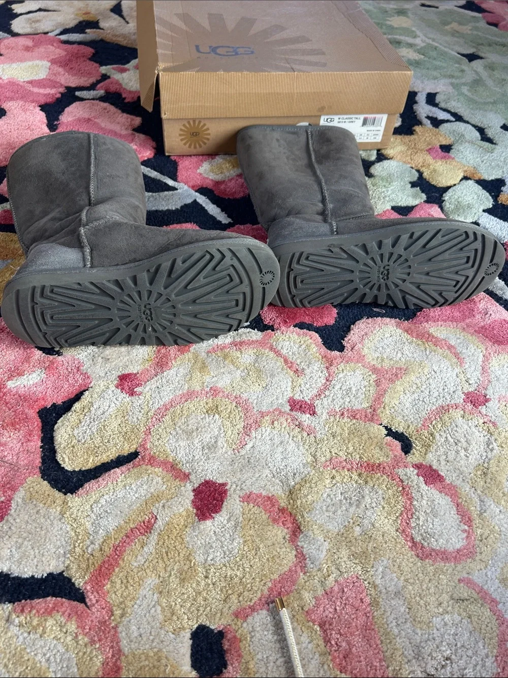UGG Women's Tall Shearling-Lined Boots in Gray